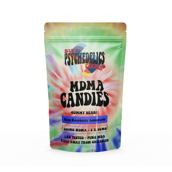 MDMA Gummy Bears - Blue Raspberry 250MG - Buy Psychedelics Canada